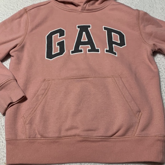 Gap Kids Girls Rose Colored Hoodie, EUC, Size Medium - Picture 7 of 9